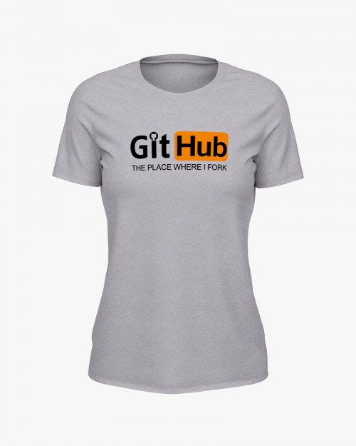 Футболка жіноча з надписом Git Hub Футболка жіноча з надписом Git Hub
