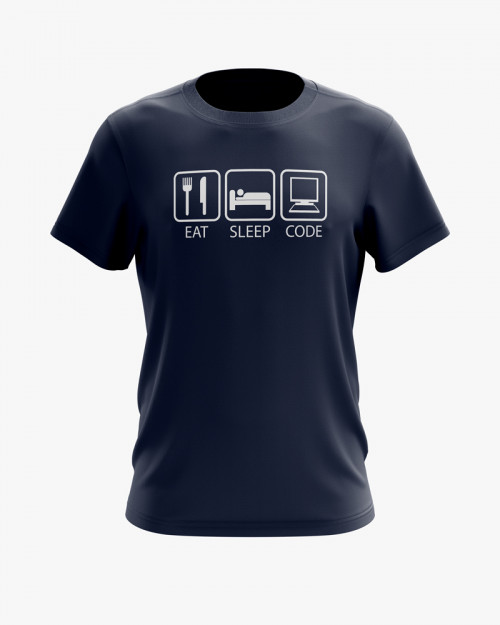 Футболка чоловіча з принтом Eat Sleep Code Футболка чоловіча з принтом Eat Sleep Code