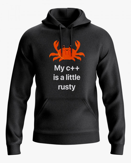 Худі чоловічий з надписом My с++ is a little rusty Худі чоловічий з надписом My с++ is a little rusty