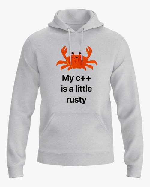 Худі чоловічий з надписом My с++ is a little rusty Худі чоловічий з надписом My с++ is a little rusty