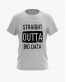 Футболка чоловіча з надписом Straight outta big data Футболка чоловіча з надписом Straight outta big data