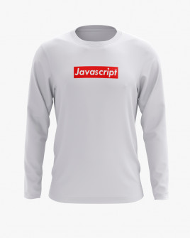 Світшот жіночий з надписом Javascript