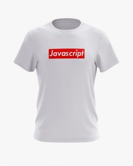 Футболка чоловіча з надписом Javascript