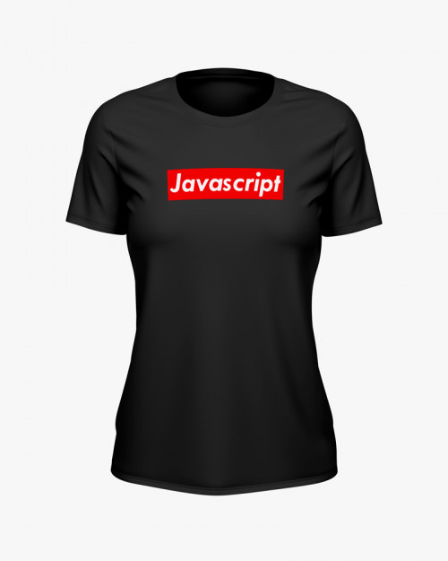 Футболка жіноча з надписом Javascript Футболка жіноча з надписом Javascript
