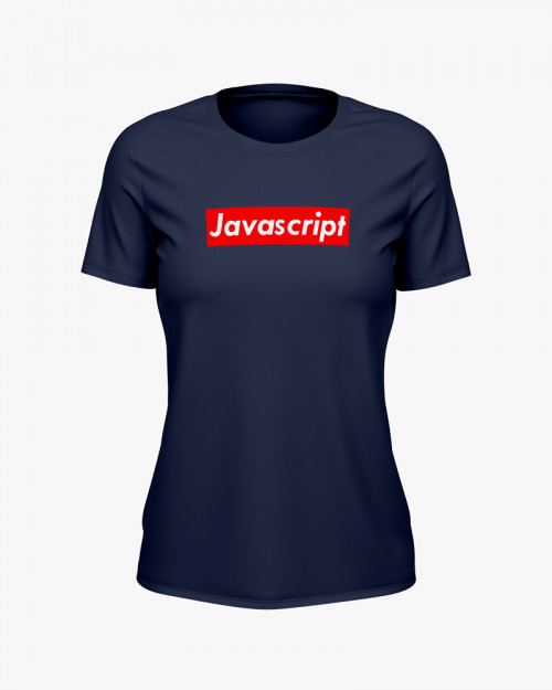 Футболка жіноча з надписом Javascript Футболка жіноча з надписом Javascript