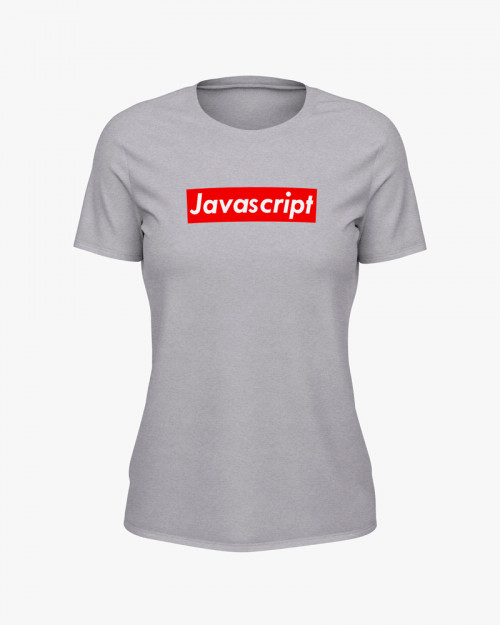 Футболка жіноча з надписом Javascript Футболка жіноча з надписом Javascript