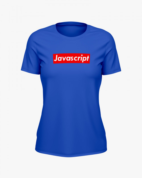 Футболка жіноча з надписом Javascript Футболка жіноча з надписом Javascript