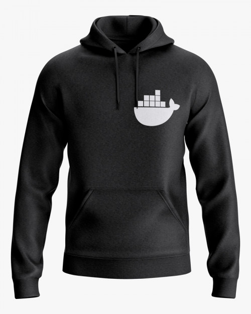 Худі чоловічий з принтом Docker Худі чоловічий з принтом Docker
