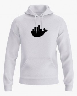 Худі жіночий з принтом Docker