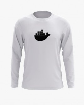 Світшот жіночий з принтом Docker