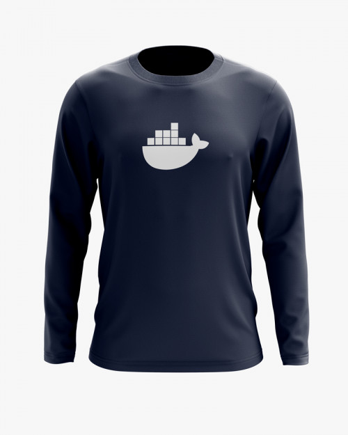 Світшот жіночий з принтом Docker Світшот жіночий з принтом Docker