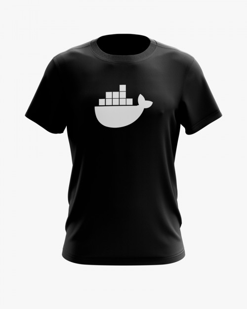 Футболка чоловіча з принтом Docker Футболка чоловіча з принтом Docker