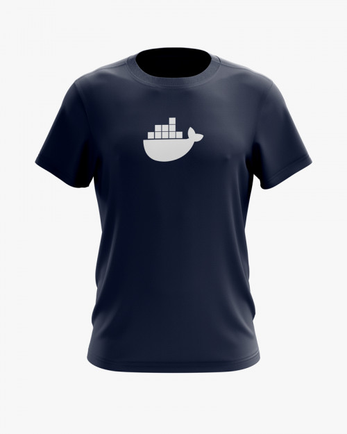 Футболка чоловіча з принтом Docker Футболка чоловіча з принтом Docker