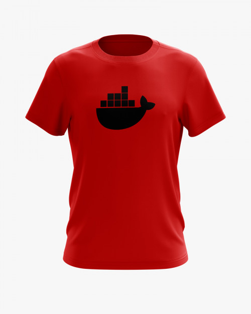 Футболка чоловіча з принтом Docker Футболка чоловіча з принтом Docker