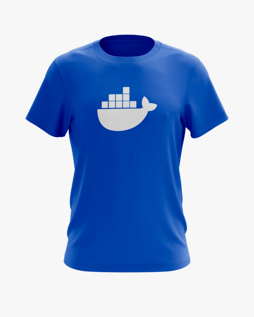 Футболка чоловіча з принтом Docker Футболка чоловіча з принтом Docker