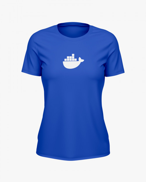 Футболка жіноча з принтом Docker Футболка жіноча з принтом Docker