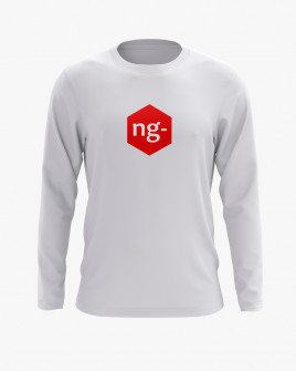 Світшот жіночий з принтом Angular.js Programmer