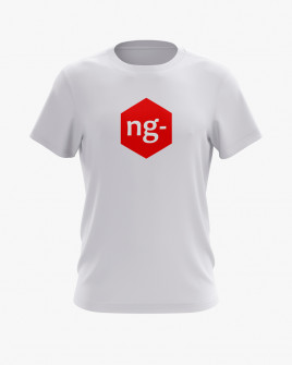 Футболка чоловіча з принтом Angular.js Programmer