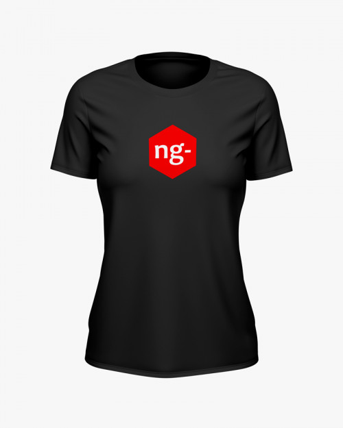 Футболка жіноча з принтом Angular.js Programmer Футболка жіноча з принтом Angular.js Programmer