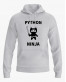 Худі чоловічий з принтом Python Ninja V72 Худі чоловічий з принтом Python Ninja V72