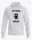 Худі жіночий з принтом Python Ninja V72 Худі жіночий з принтом Python Ninja V72