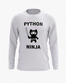 Світшот чоловічий з принтом Python Ninja V72