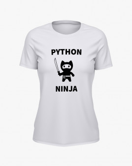 Футболка жіноча з принтом Python Ninja V72