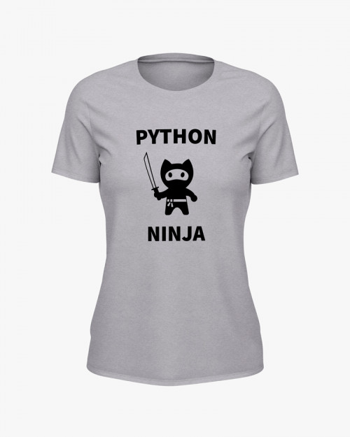 Футболка жіноча з принтом Python Ninja V72 Футболка жіноча з принтом Python Ninja V72
