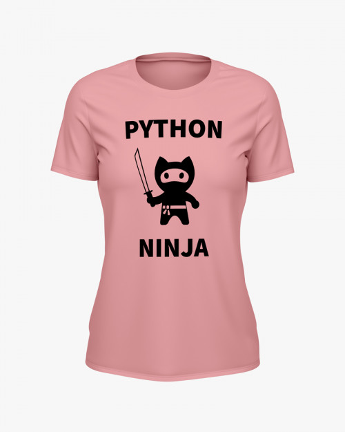 Футболка жіноча з принтом Python Ninja V72 Футболка жіноча з принтом Python Ninja V72
