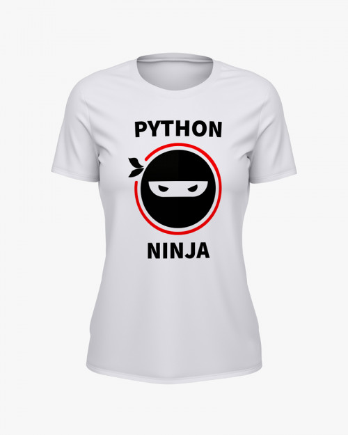 Футболка жіноча з принтом Python Ninja V73 Футболка жіноча з принтом Python Ninja V73
