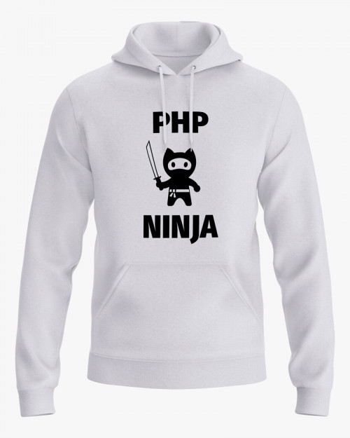 Худі чоловічий з принтом Php Ninja V74 Худі чоловічий з принтом Php Ninja V74