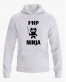 Худі жіночий з принтом Php Ninja V74 Худі жіночий з принтом Php Ninja V74