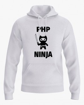Худі жіночий з принтом Php Ninja V74