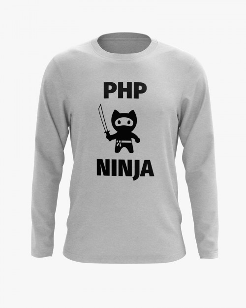 Світшот чоловічий з принтом Php Ninja V74 Світшот чоловічий з принтом Php Ninja V74