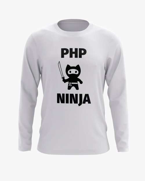 Світшот жіночий з принтом Php Ninja V74 Світшот жіночий з принтом Php Ninja V74