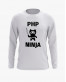 Світшот жіночий з принтом Php Ninja V74 Світшот жіночий з принтом Php Ninja V74