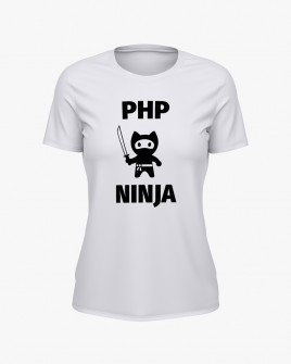 Футболка жіноча з принтом Php Ninja V74
