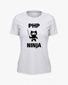 Футболка жіноча з принтом Php Ninja V74