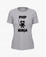 Футболка жіноча з принтом Php Ninja V74 Футболка жіноча з принтом Php Ninja V74