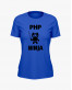 Футболка жіноча з принтом Php Ninja V74 Футболка жіноча з принтом Php Ninja V74