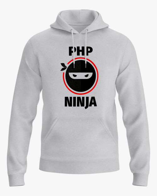 Худі чоловічий з принтом Php Ninja V75 Худі чоловічий з принтом Php Ninja V75