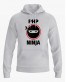Худі жіночий з принтом Php Ninja V75 Худі жіночий з принтом Php Ninja V75