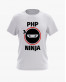Футболка чоловіча з принтом Php Ninja V75 Футболка чоловіча з принтом Php Ninja V75