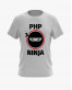 Футболка чоловіча з принтом Php Ninja V75 Футболка чоловіча з принтом Php Ninja V75