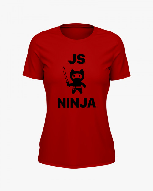 Футболка жіноча з принтом Js Ninja V76 Футболка жіноча з принтом Js Ninja V76
