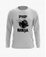Світшот жіночий з принтом Php Ninja V79 Світшот жіночий з принтом Php Ninja V79