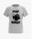 Футболка чоловіча з принтом Php Ninja V79 Футболка чоловіча з принтом Php Ninja V79