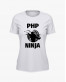 Футболка жіноча з принтом Php Ninja V79 Футболка жіноча з принтом Php Ninja V79
