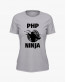 Футболка жіноча з принтом Php Ninja V79 Футболка жіноча з принтом Php Ninja V79