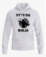 Худі чоловічий з принтом Python Ninja V80 Худі чоловічий з принтом Python Ninja V80